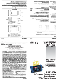 Thumbnail of document Manual - OM-NOMAD-340 Nomad Portable Temperature Datalogger w/Backlit LCD Display